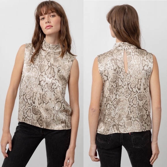 Rails NWT Yolie Top in Desert Snake Medium - Picture 1 of 10